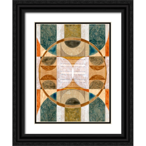 Geometric Dreams II  Black Ornate Wood Framed Art Print with Double Matting by Galapon, Nikki