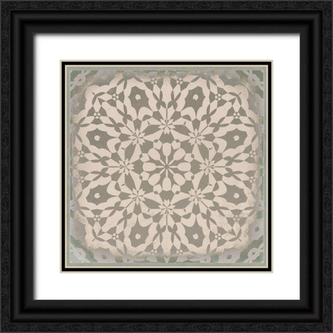 Beige Kitchen Tiles II  Black Ornate Wood Framed Art Print with Double Matting by Haase, Andrea