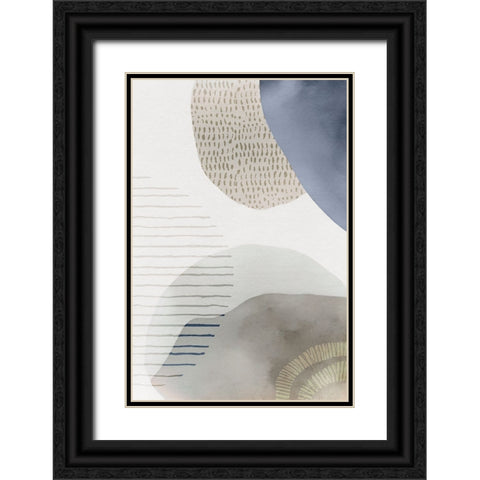 Modern Zen II Black Ornate Wood Framed Art Print with Double Matting by Haase, Andrea
