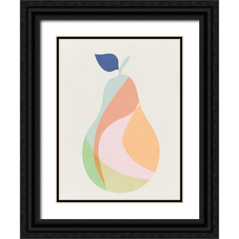 Pear I Black Ornate Wood Framed Art Print with Double Matting by Stelfox, Norm