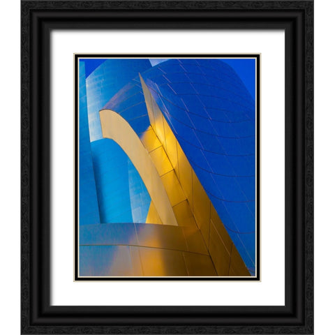 Abstracted Architecture I  Black Ornate Wood Framed Art Print with Double Matting by Stelfox, Norm