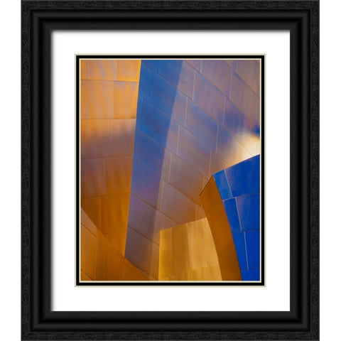 Abstracted Architecture II  Black Ornate Wood Framed Art Print with Double Matting by Stelfox, Norm