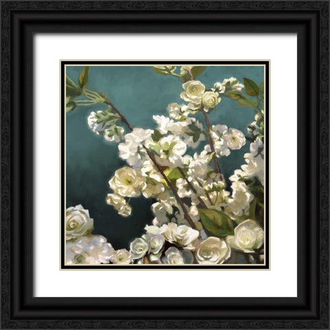Nightshade I Black Ornate Wood Framed Art Print with Double Matting by Novak, Rick