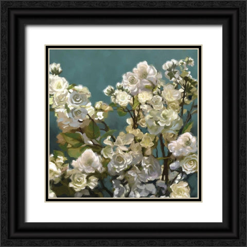 Nightshade II Black Ornate Wood Framed Art Print with Double Matting by Novak, Rick