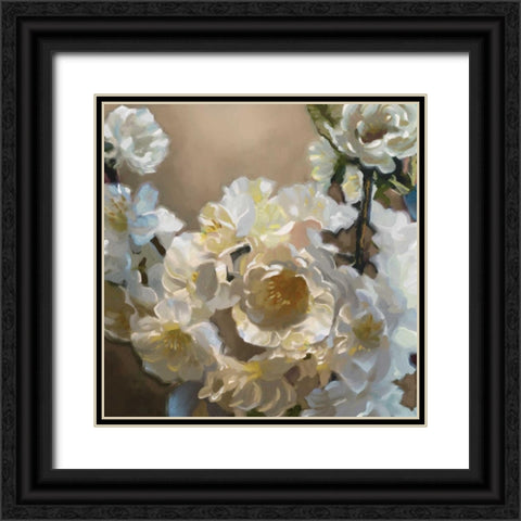 Elegance II Black Ornate Wood Framed Art Print with Double Matting by Novak, Rick