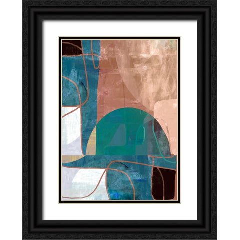 Intuition I Black Ornate Wood Framed Art Print with Double Matting by Dubois, Lori