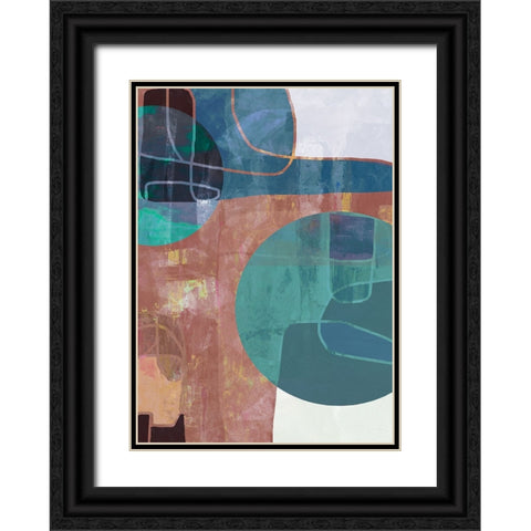 Intuition III Black Ornate Wood Framed Art Print with Double Matting by Dubois, Lori