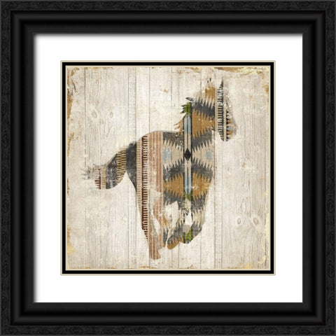 Navaho Horse II  Black Ornate Wood Framed Art Print with Double Matting by Jones, Eli