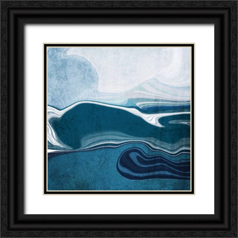 Follow the Train Black Ornate Wood Framed Art Print with Double Matting by Orlov, Irena