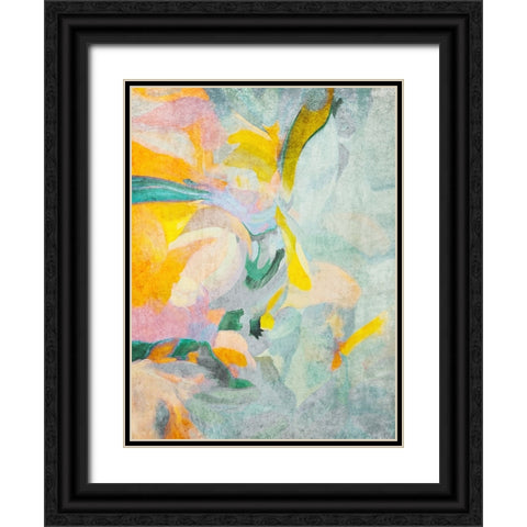 Neutral Flow II  Black Ornate Wood Framed Art Print with Double Matting by Orlov, Irena