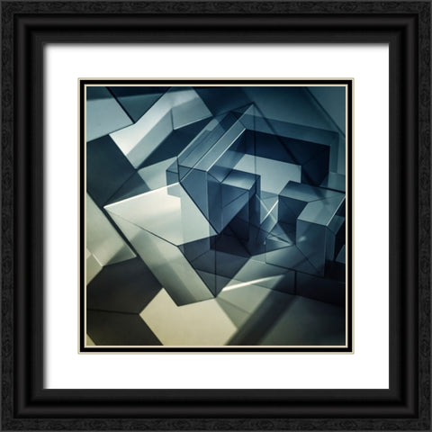Vangindertael - The Primacy of Structure over Form Black Ornate Wood Framed Art Print with Double Matting by Vangindertael