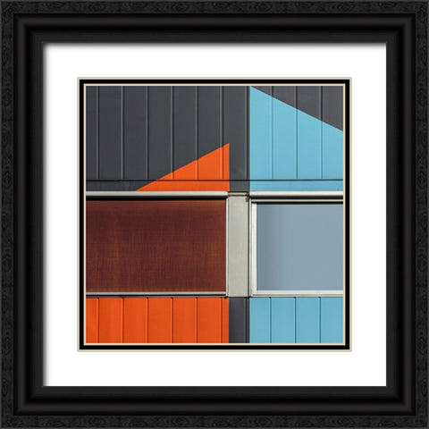 Vangindertael - Warehouse Deco Black Ornate Wood Framed Art Print with Double Matting by Vangindertael