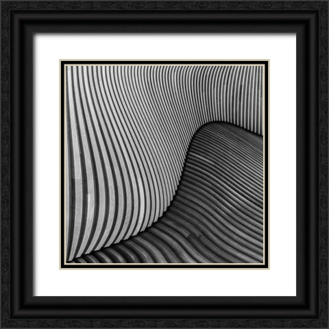 Vangindertael - Tangled wood Black Ornate Wood Framed Art Print with Double Matting by Vangindertael