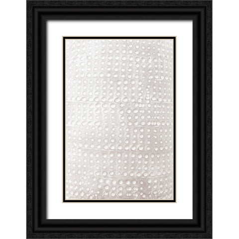 Studio III - Pattern Clay I  Black Ornate Wood Framed Art Print with Double Matting by Studio III