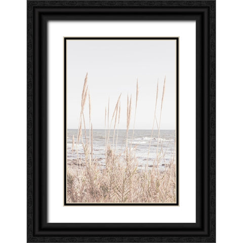 Studio III - Beach Vass 001 Black Ornate Wood Framed Art Print with Double Matting by Studio III