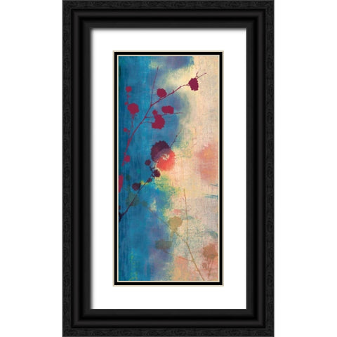 Bliss Black Ornate Wood Framed Art Print with Double Matting by PI Studio