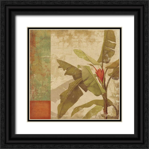 Planta Black Ornate Wood Framed Art Print with Double Matting by PI Studio