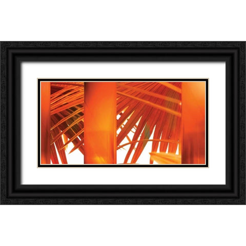 Juicy Black Ornate Wood Framed Art Print with Double Matting by PI Studio