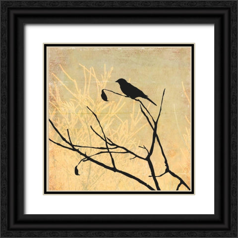 Perched Black Ornate Wood Framed Art Print with Double Matting by PI Studio