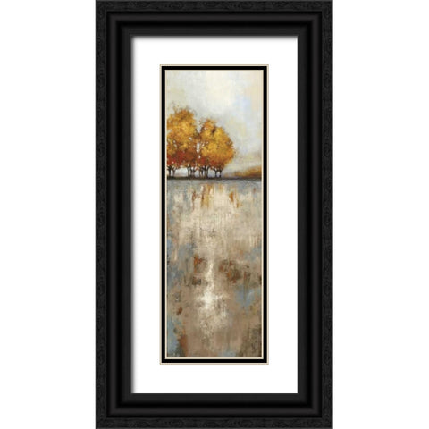 Out of the Blue I Black Ornate Wood Framed Art Print with Double Matting by PI Studio