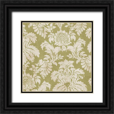 Baroque II Black Ornate Wood Framed Art Print with Double Matting by PI Studio