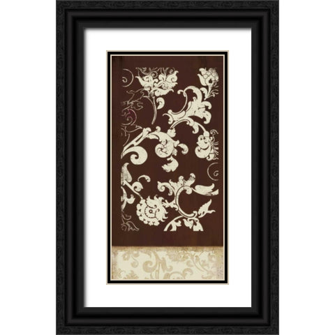 Sahara I Black Ornate Wood Framed Art Print with Double Matting by PI Studio