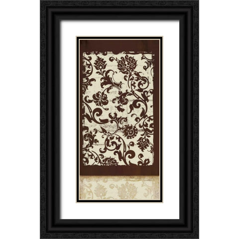 Sahara II Black Ornate Wood Framed Art Print with Double Matting by PI Studio