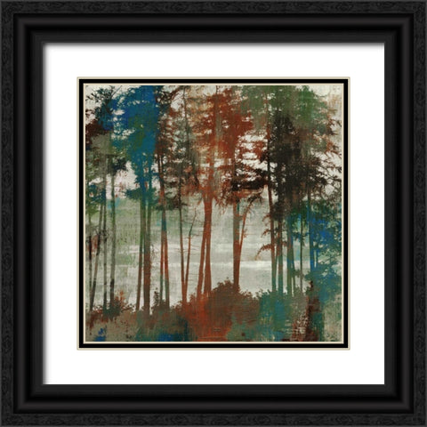 Spruce Woods Black Ornate Wood Framed Art Print with Double Matting by PI Studio