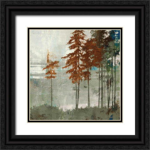 Spruce Woods II Black Ornate Wood Framed Art Print with Double Matting by PI Studio