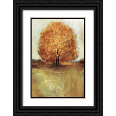 Field of Dreams Panel  Black Ornate Wood Framed Art Print with Double Matting by PI Studio