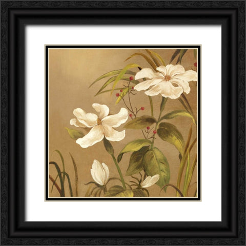 Bamboo Beauty II Black Ornate Wood Framed Art Print with Double Matting by PI Studio