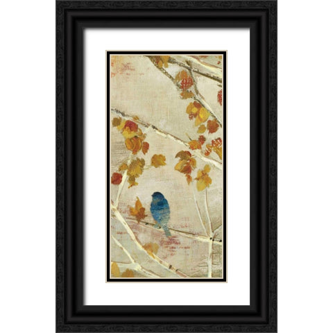 Singing Panel II Black Ornate Wood Framed Art Print with Double Matting by PI Studio