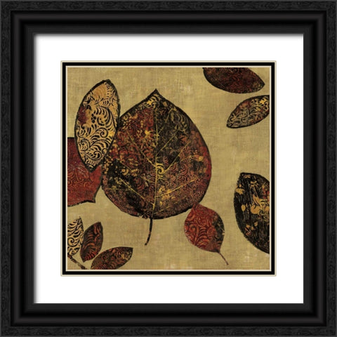 Autumn II Black Ornate Wood Framed Art Print with Double Matting by PI Studio