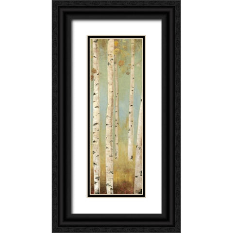 Eco Panel I Black Ornate Wood Framed Art Print with Double Matting by PI Studio