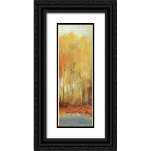 Haze I Black Ornate Wood Framed Art Print with Double Matting by PI Studio