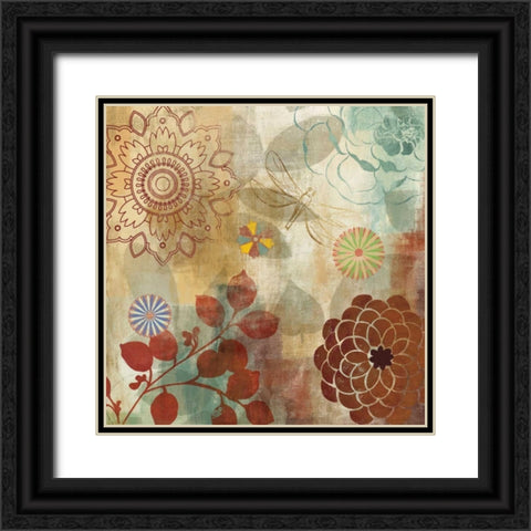 Ambiente I Black Ornate Wood Framed Art Print with Double Matting by PI Studio