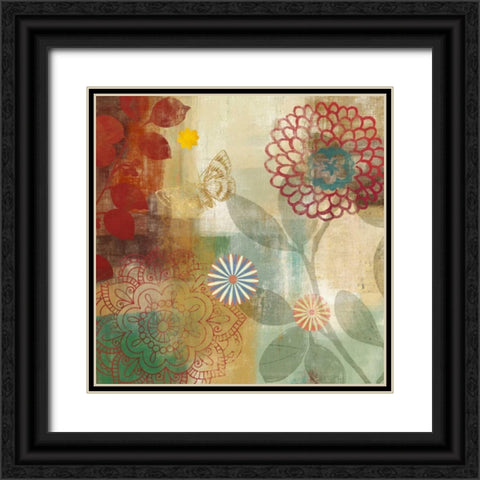 Ambiente II Black Ornate Wood Framed Art Print with Double Matting by PI Studio