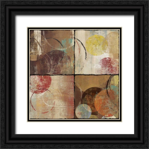 Luster I Black Ornate Wood Framed Art Print with Double Matting by PI Studio