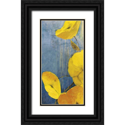 Sunshine II Black Ornate Wood Framed Art Print with Double Matting by PI Studio