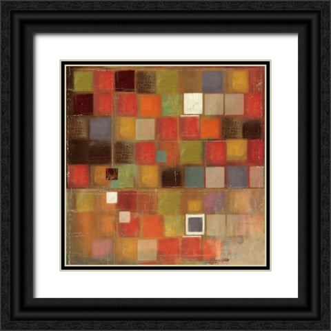 Diversified Black Ornate Wood Framed Art Print with Double Matting by PI Studio