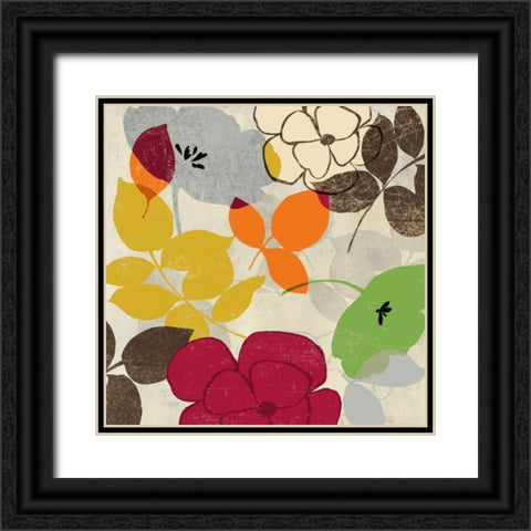 Whimsy Black Ornate Wood Framed Art Print with Double Matting by PI Studio