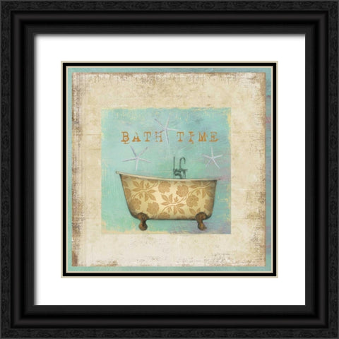 Bath Time Black Ornate Wood Framed Art Print with Double Matting by PI Studio