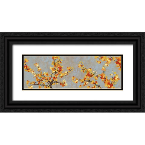 Bittersweet Branch I Black Ornate Wood Framed Art Print with Double Matting by PI Studio