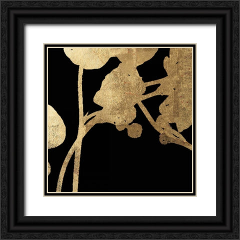 Gilded I Black Ornate Wood Framed Art Print with Double Matting by PI Studio