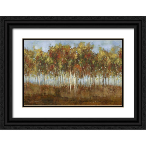 Dream Meadow II Black Ornate Wood Framed Art Print with Double Matting by PI Studio