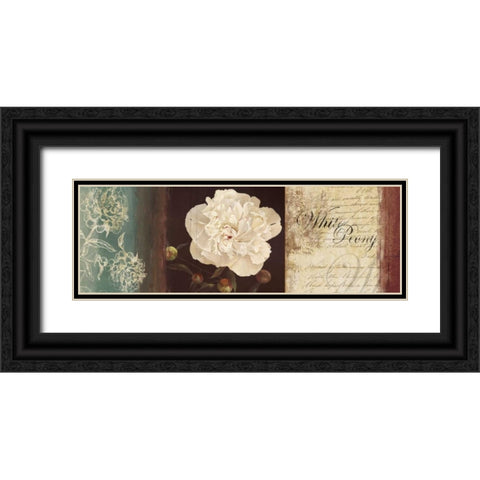 Romanticism Black Ornate Wood Framed Art Print with Double Matting by PI Studio