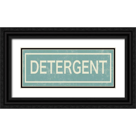 Detergent Black Ornate Wood Framed Art Print with Double Matting by PI Studio