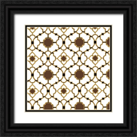 Lace Window Black Ornate Wood Framed Art Print with Double Matting by PI Studio