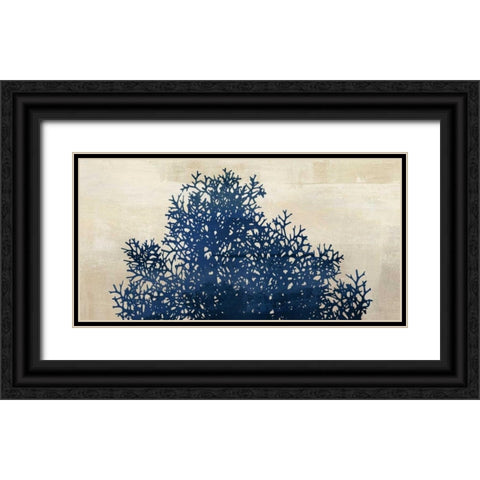 Ink Coral II Black Ornate Wood Framed Art Print with Double Matting by PI Studio