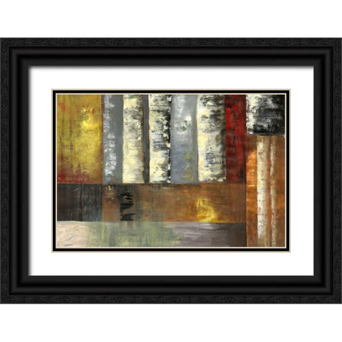 Originial Birch Black Ornate Wood Framed Art Print with Double Matting by PI Studio